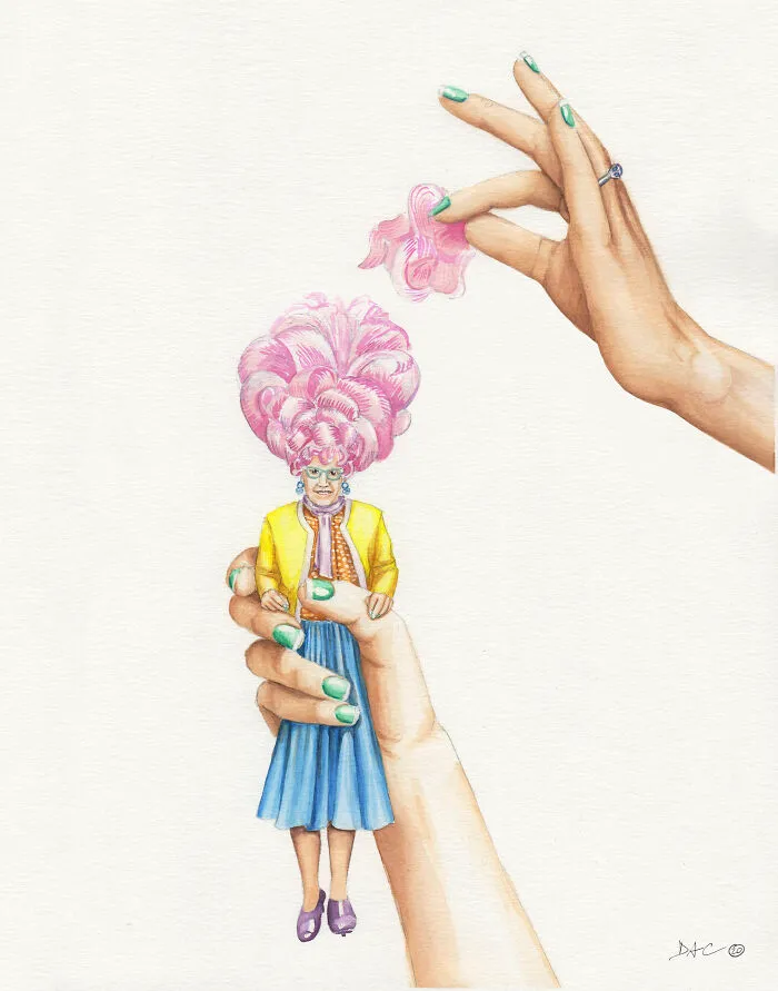 Sugar Sugar - 2020, The Daydreaming Possibilities...  I Have A Fondness For Any Grandmotherly Type, Some Still Keep Their Hair Done Up Like Candy.