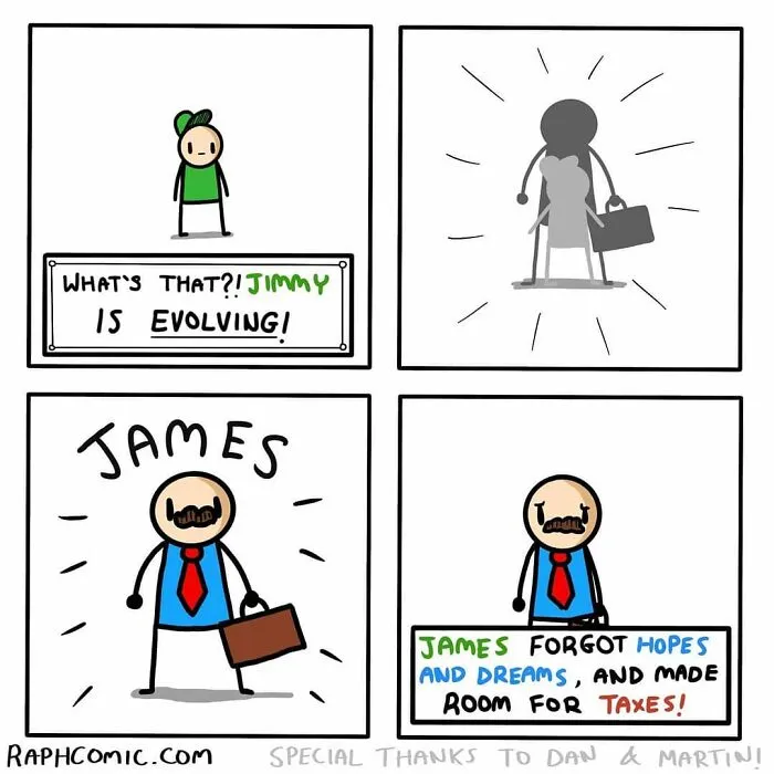 This Artist Creates Dark, Funny, And Unexpected Comics (35 Pics)