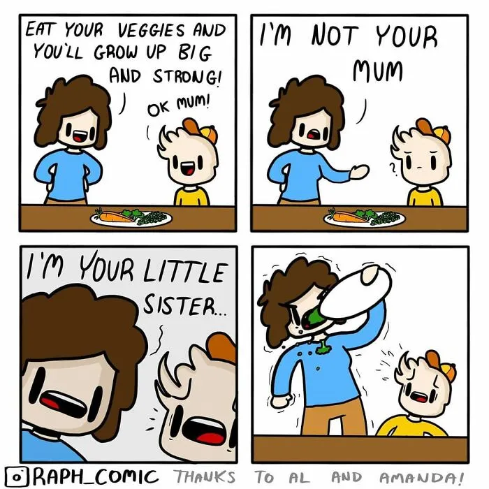 This Artist Creates Dark, Funny, And Unexpected Comics (35 Pics)