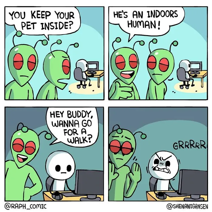 This Artist Creates Dark, Funny, And Unexpected Comics (35 Pics)