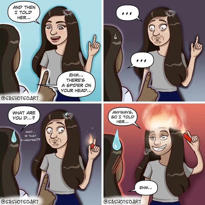 Relatable Girl Struggles Illustrated In 40 Comics By Sashotso Art (New Pics)