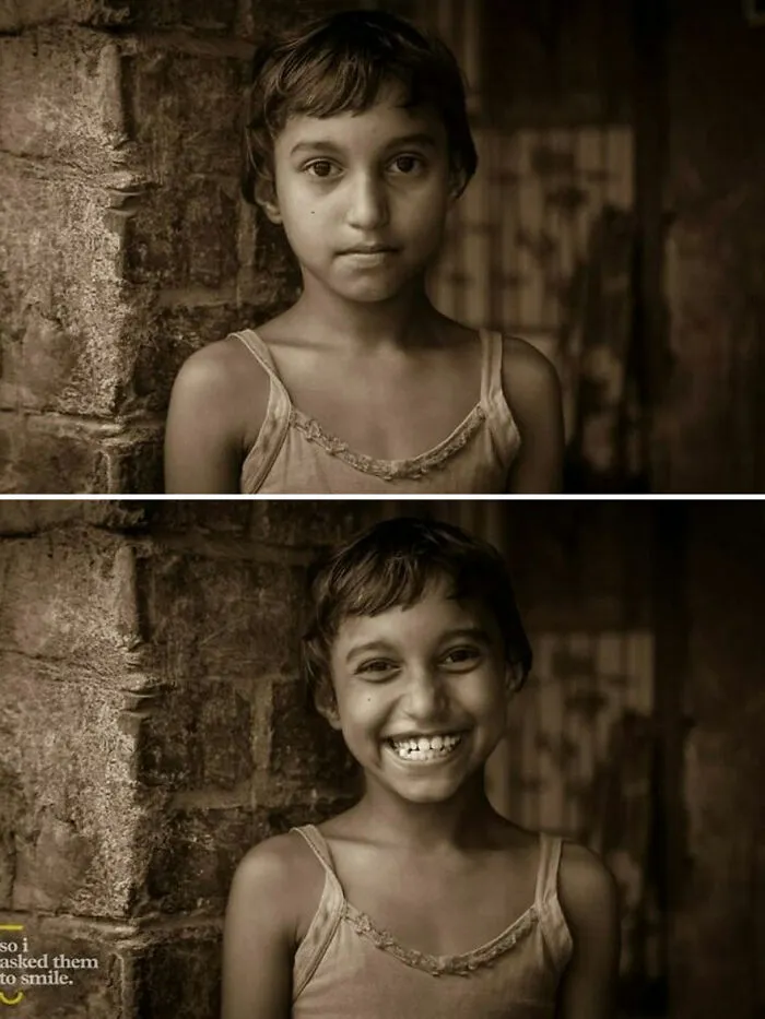 "Así que les pedí que sonrieran": 10 retratos de desconocidos que muestran el poder de la sonrisa (Nuevas fotos)