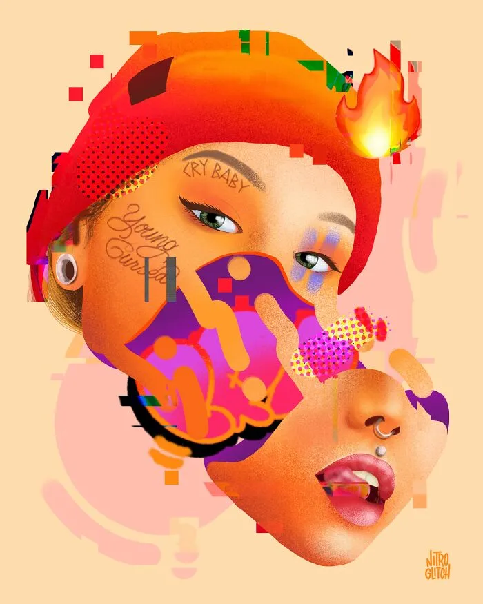 I'm Nitroglitcherin, And Here Are My Digital Mixed Media Portraits