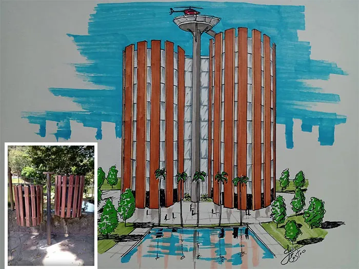 An Architect Draws Buildings Inspired By Everyday Objects (30 Pics)