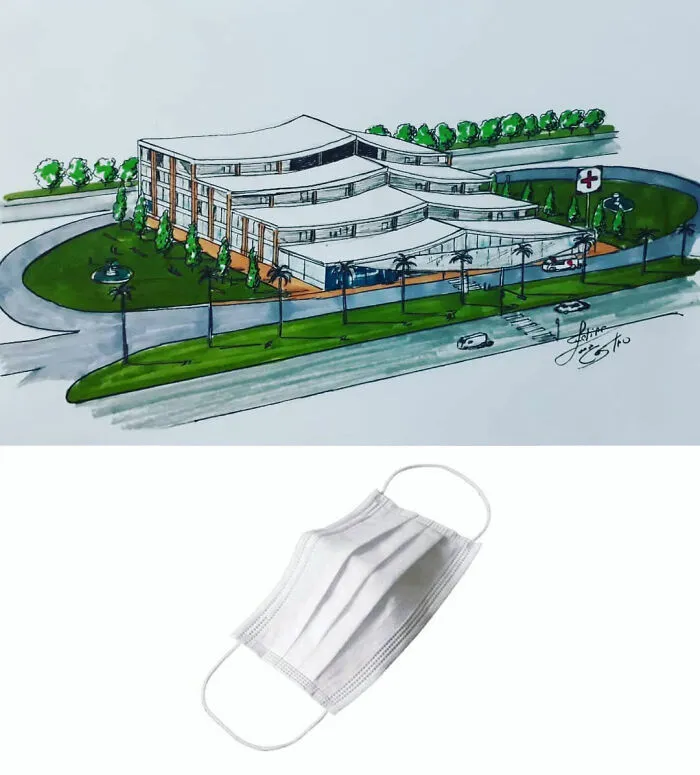 An Architect Draws Buildings Inspired By Everyday Objects (30 Pics)