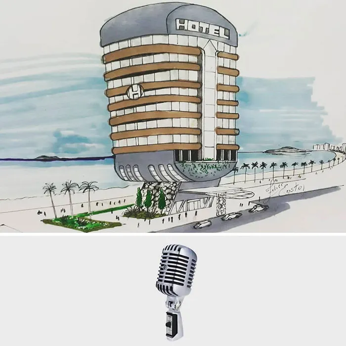 An Architect Draws Buildings Inspired By Everyday Objects (30 Pics)