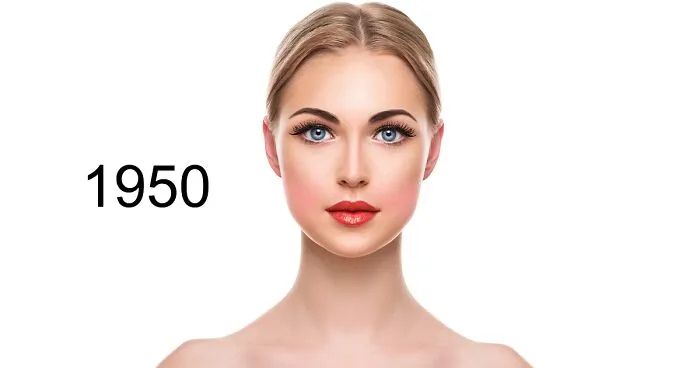 See How Beauty Trends Have Evolved Over The Last 100 Years