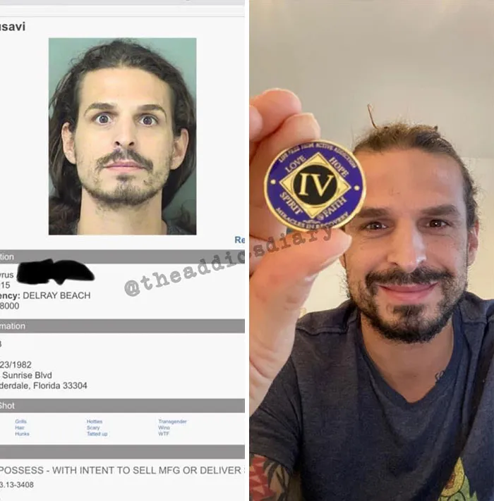 ‘The Addict's Diary' Showcases Before & After Transformations Of People Who Quit Drugs (30 Stories)