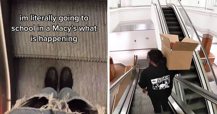 This School In Vermont Has Been Installed In A Former Macy's And The Vibe Is Unlike Anything Else, Not Only Because Of The Escalators (20 Pics)