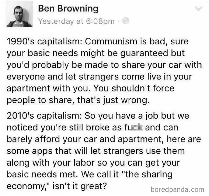50 Of The Most Accurate Capitalism Tweets And Jokes That Prove We Already Live In A Dystopia