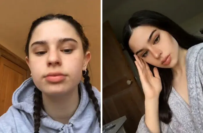 30 People Who Revealed How They Normally Look Vs. How They Make Themselves Look When 'Catfishing'
