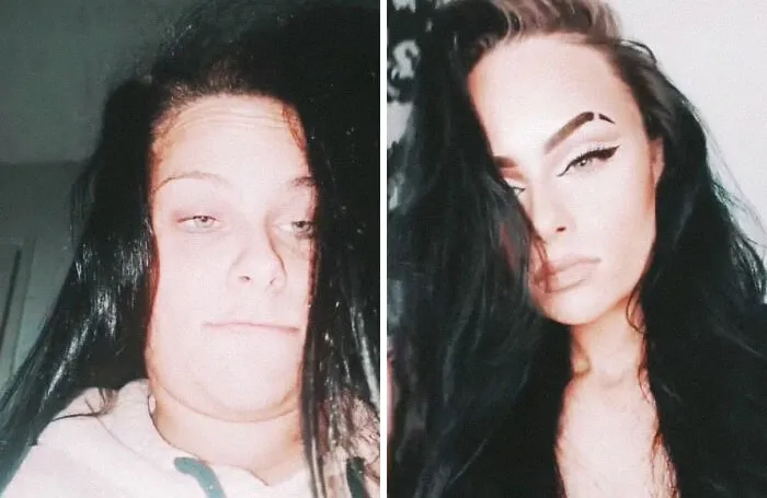 30 People Who Revealed How They Normally Look Vs. How They Make Themselves Look When 'Catfishing'