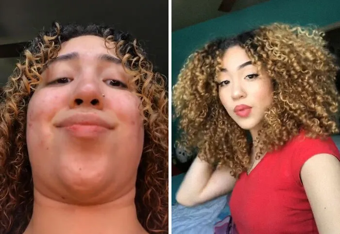 30 People Who Revealed How They Normally Look Vs. How They Make Themselves Look When 'Catfishing'