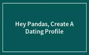 Hey Pandas, Create A Dating Profile (Closed)