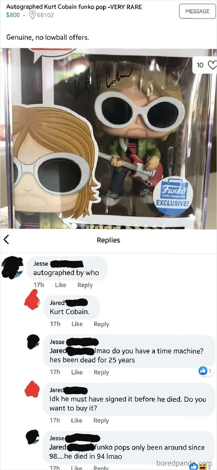 Faking A Dead Man's Autograph
