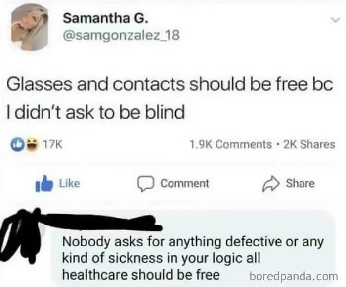 Didn't Ask To Be Blind
