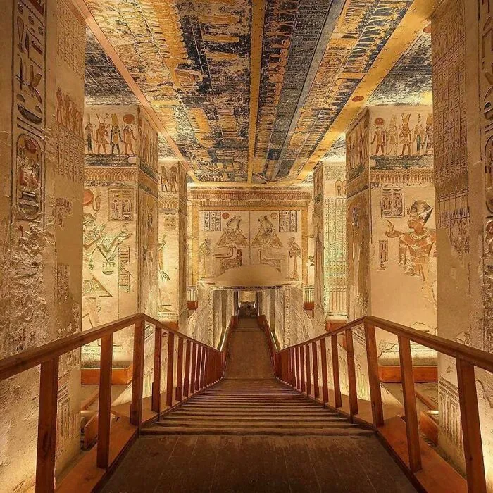 La tumba de Ramsés VI, el Valle de los Reyes, Egipto