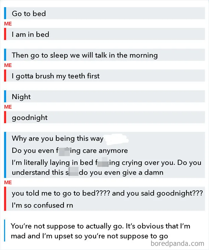 "I Just Said Goodnight, But I'm Gonna Throw A Tantrum If You Say Goodnight Back"
