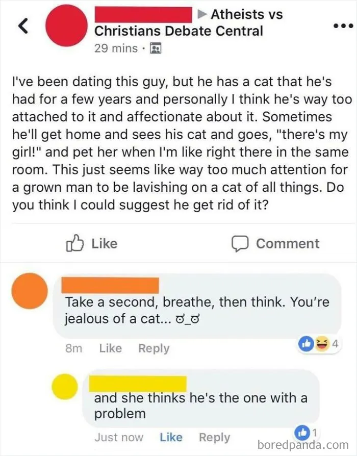 The Cat Isn’t What He Should Be Getting Rid Of
