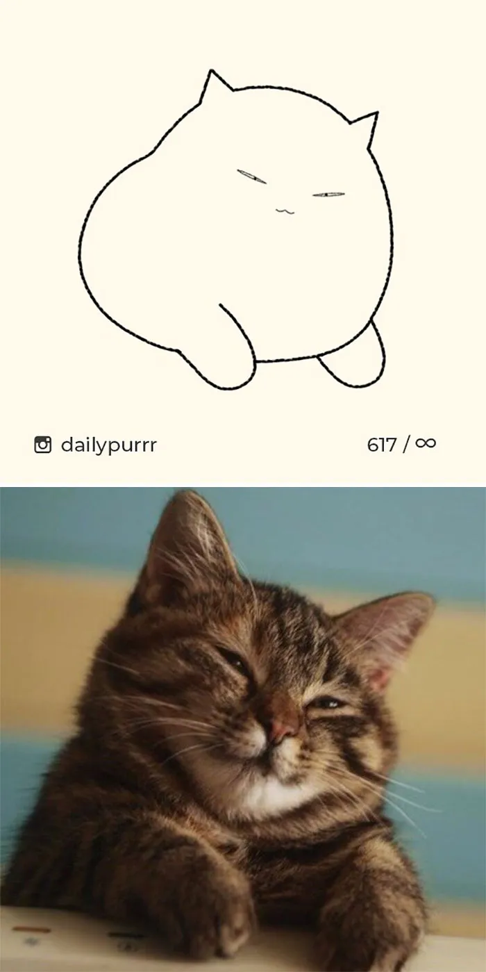 Here Are My 40 Really Bad Cat Drawings To Make You Laugh (New Pics)