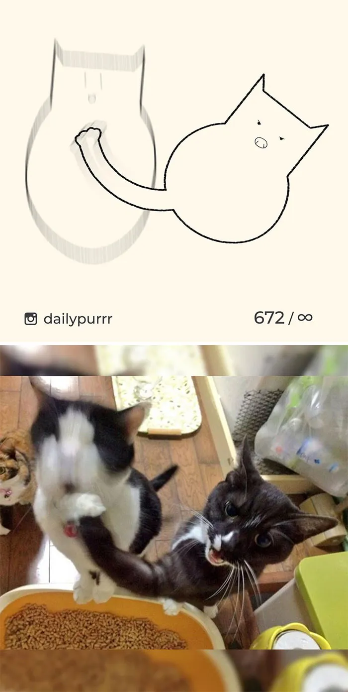 Here Are My 40 Really Bad Cat Drawings To Make You Laugh (New Pics)