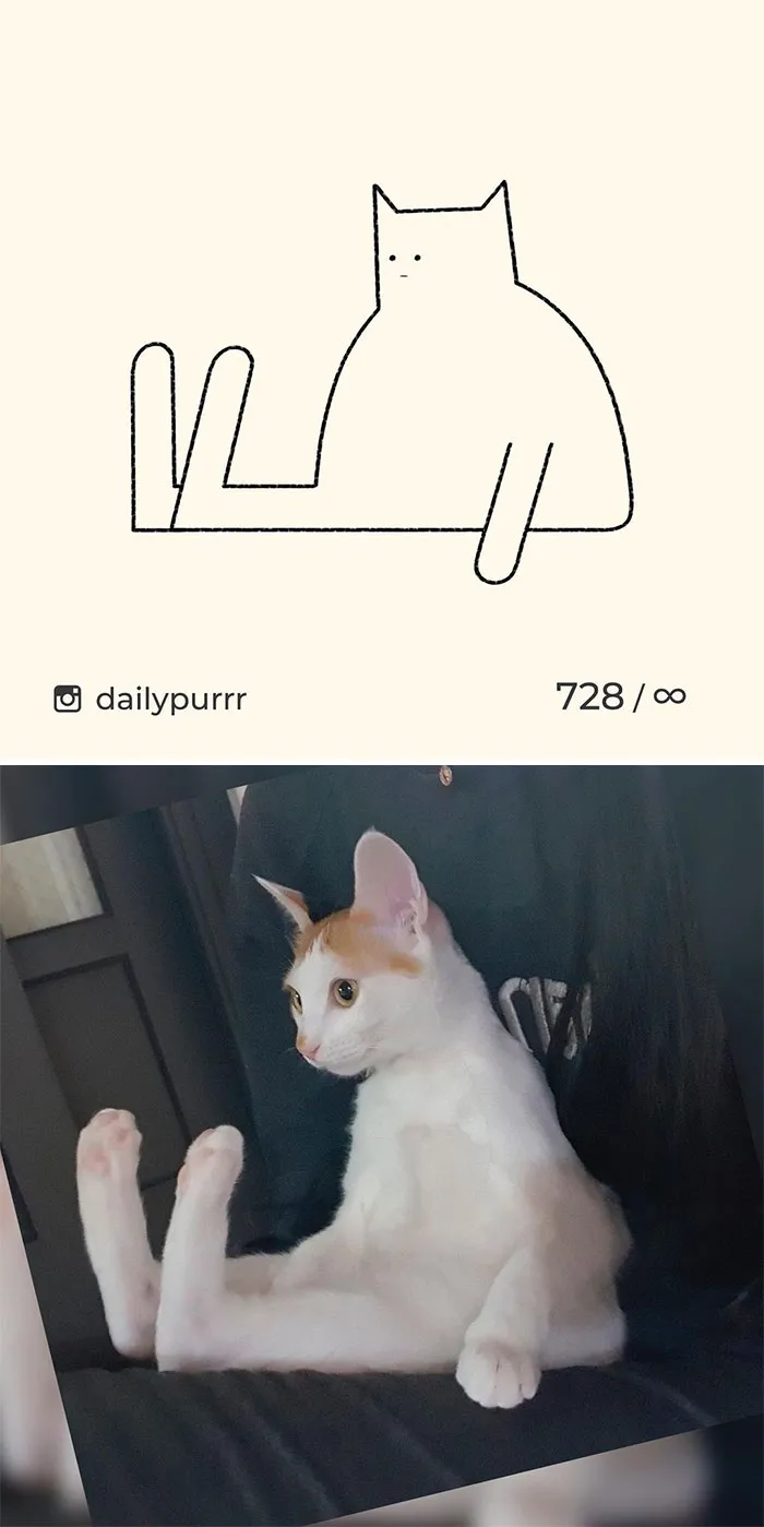 Here Are My 40 Really Bad Cat Drawings To Make You Laugh (New Pics)