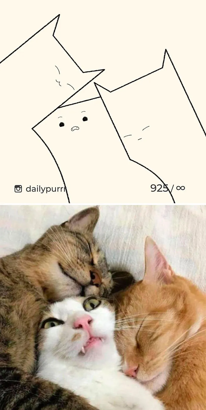 Here Are My 40 Really Bad Cat Drawings To Make You Laugh (New Pics)