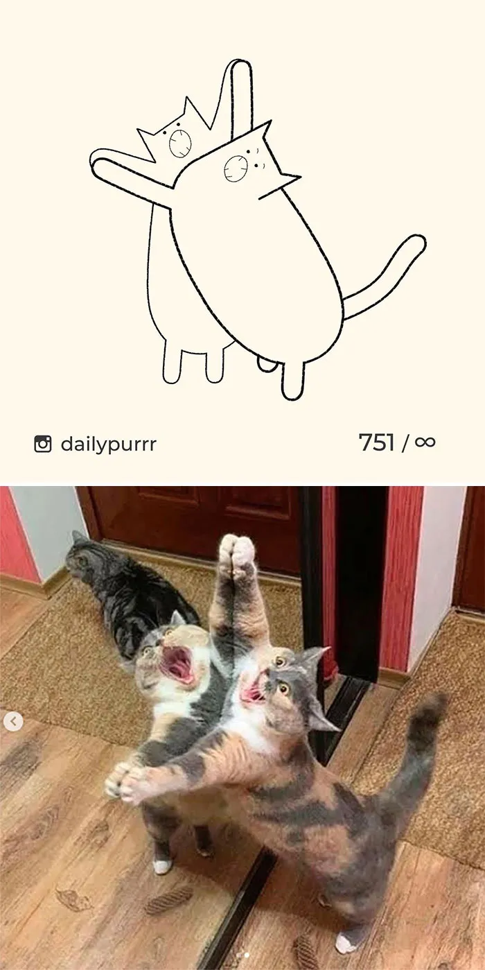 Here Are My 40 Really Bad Cat Drawings To Make You Laugh (New Pics)