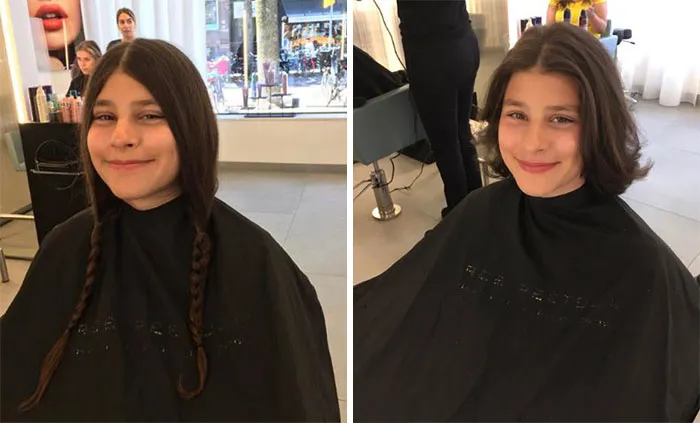 Hoy hice algo de lo que estoy muy orgullosa: doné mi pelo