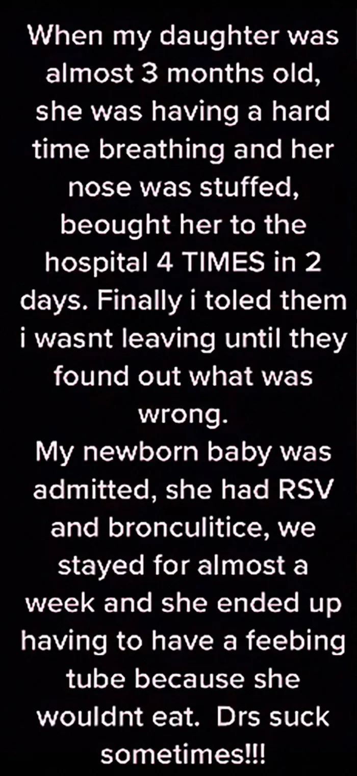 When My Daughter Was Almost 3 Months Old, She Was Having A Hard Time Breathing