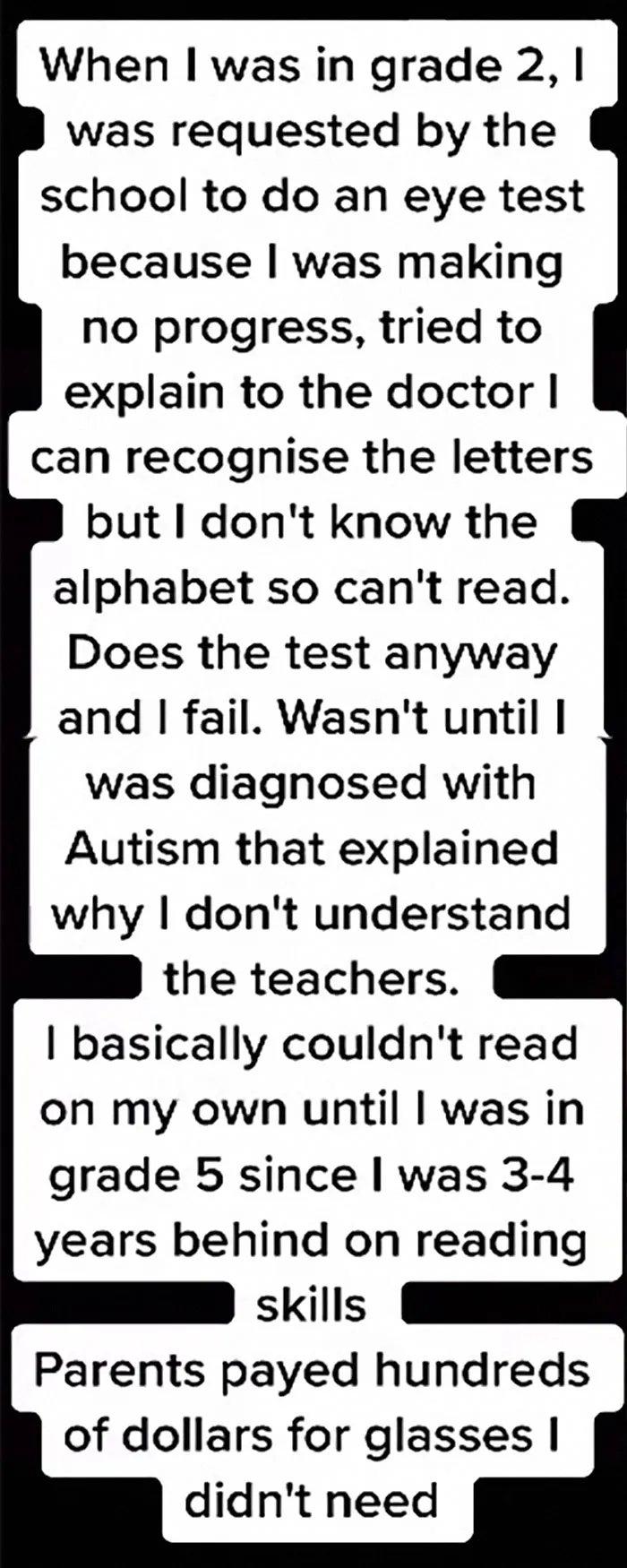When I Was In Grade 2, I Was Requested By The School To Do An Eye Test