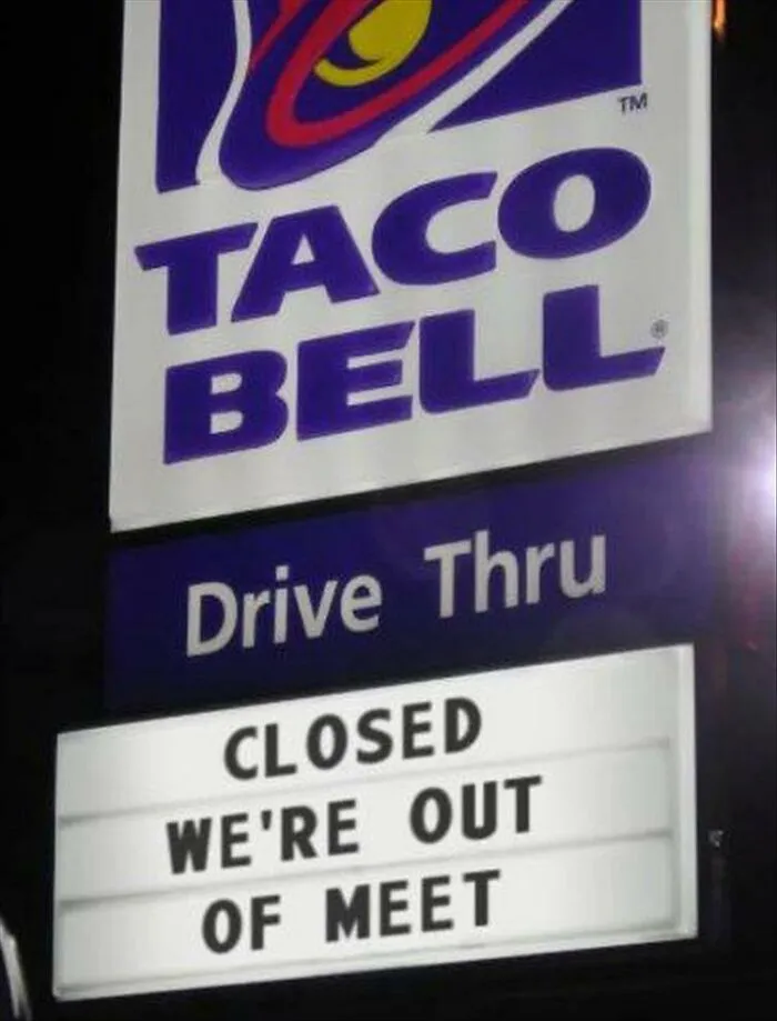 45 Of The Most Hilarious Fast Food Signs Ever Captured