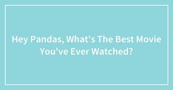 Hey Pandas, What's The Best Movie You've Ever Watched? (Closed)