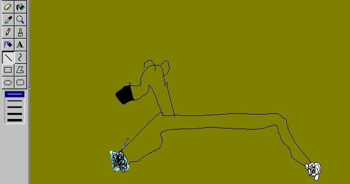 Hey Pandas, Draw The Weirdest Thing You Can Make In MS Paint (Closed)