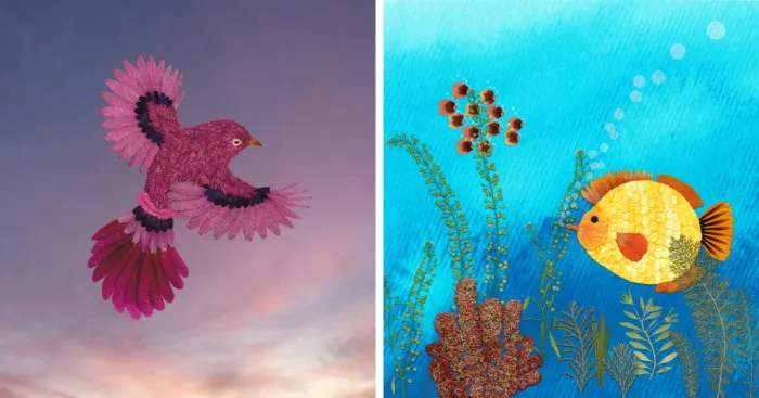 I Make Art From Pressed Dried Flowers And Plants