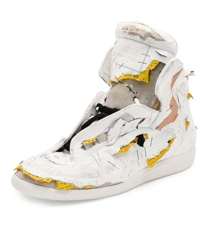 Maison Margiela Pre-Destroyed Sneakers For $1425