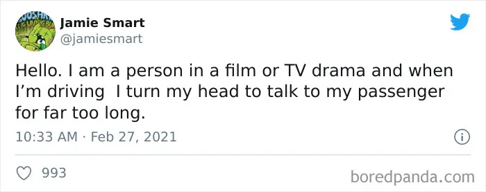 People Are Exposing The Totally Unrealistic Behaviors Of TV Or Movie Characters In Funny Tweets (40 Pics)