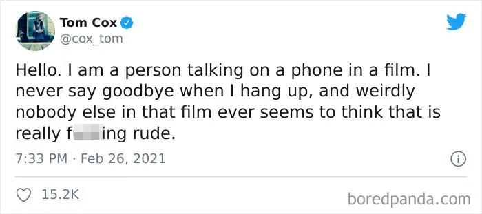 People Are Exposing The Totally Unrealistic Behaviors Of TV Or Movie Characters In Funny Tweets (40 Pics)