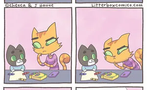 I Illustrate My Experience As A Modern-Day Parent In 30 Comics With A Feline Twist (New Pics)