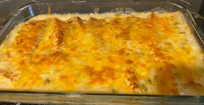 Sour Cream Chicken Enchiladas