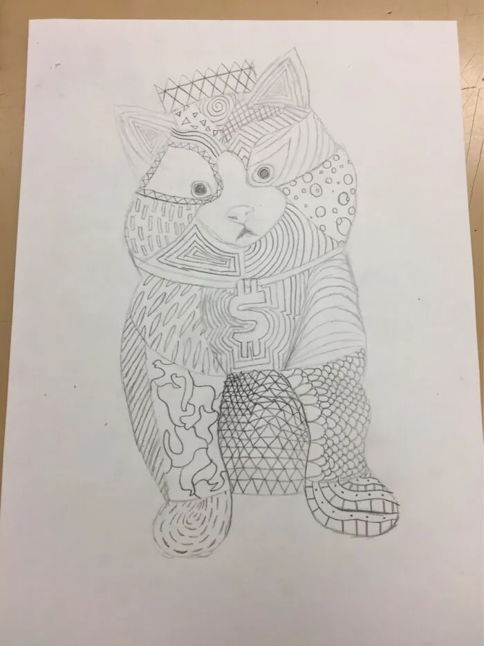 Drew This For An Art Assessment Last Year - I Also Painted It