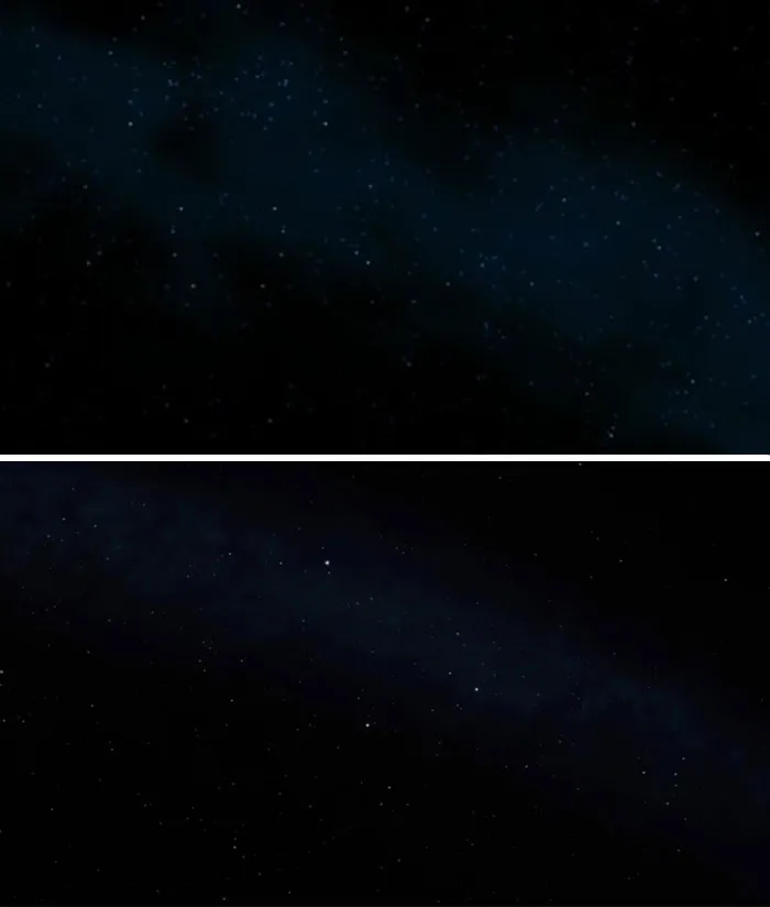 The Night Sky Was Depicted Incorrectly In The Original Release, And It Was Changed In The 2012 Re-release