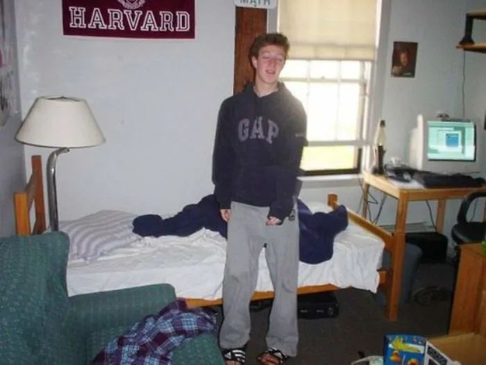 Mark Zuckerberg en Harvard en 2002
