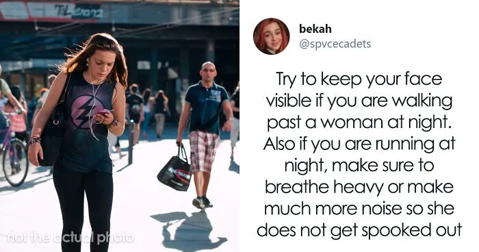 6 Simple Tips On How Men Can Help Women Feel Safer In Public And Other Situations Shared By A Twitter User
