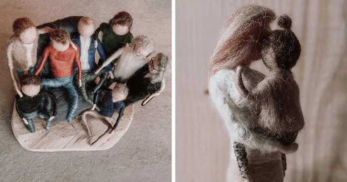 I've Been Creating Heartwarming Wool Families For A Year (40 Pics)