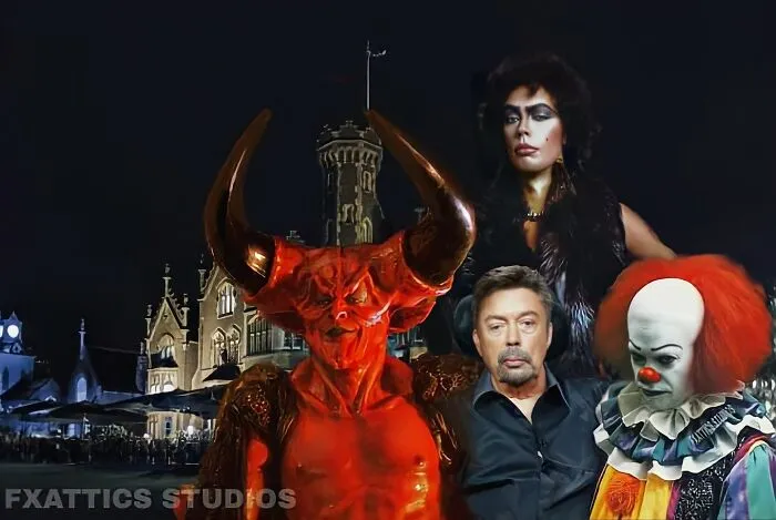 El señor de la oscuridad, Pennywise y Frank N. Furter, por Tim Curry en "Legend," "The Rocky Horror Picture Show" & "It"