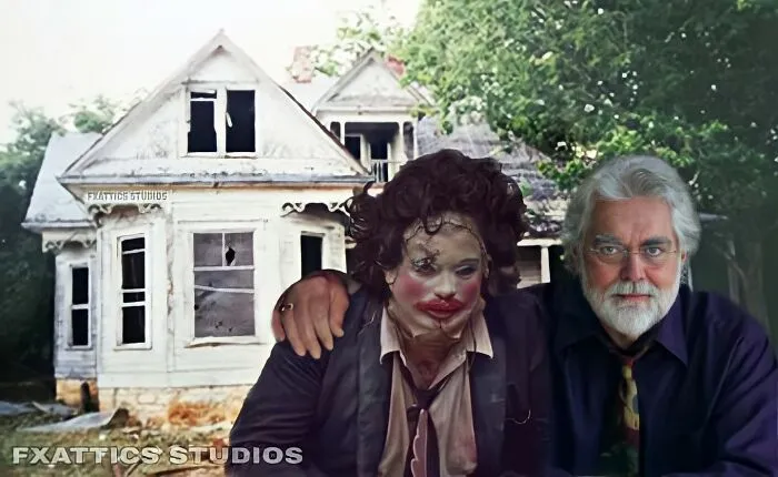 Leatherface y Gunnar Hansen de "La matanza de Texas"