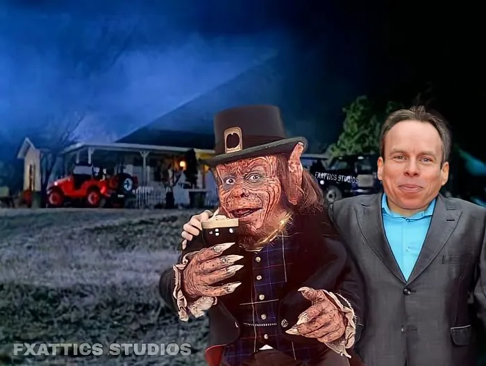 Leprechaun y Warwick Davis de "Leprechaun"