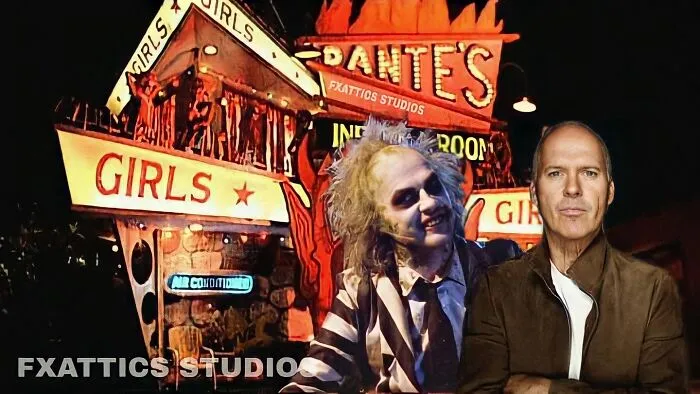 Beetlejuice y Michael Keaton, de "Beetlejuice"
