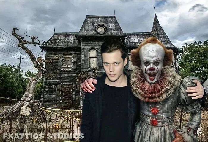 Pennywise y Bill Skarsgård de "It"